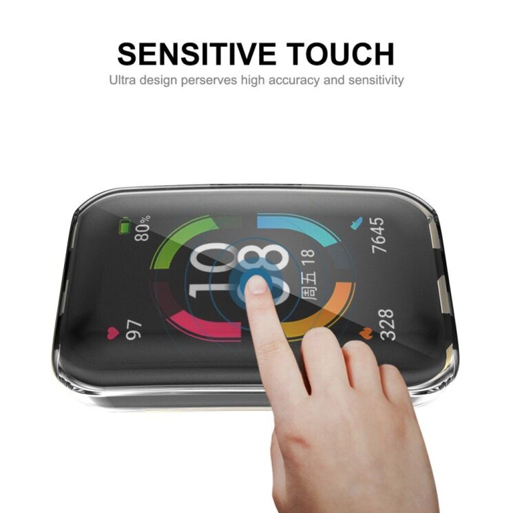 Защитный чехол Enkay Clear Case для Huawei Band 6 / Honor Band 6 - Transparent: фото 7 из 8