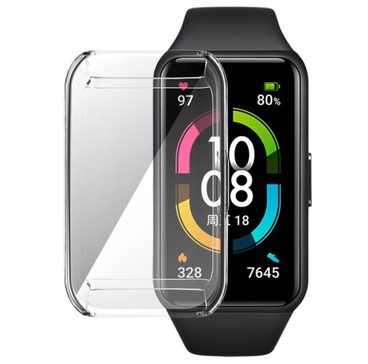 Защитный чехол Enkay Clear Case для Huawei Band 6 / Honor Band 6 - Transparent: фото 1 из 8