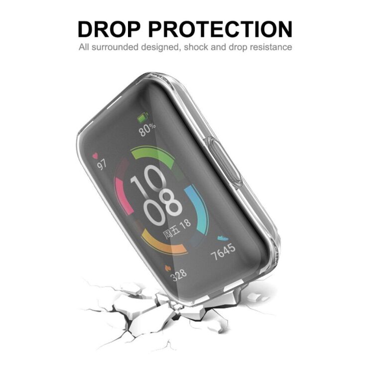 Защитный чехол Enkay Clear Case для Huawei Band 6 / Honor Band 6 - Transparent: фото 8 из 8