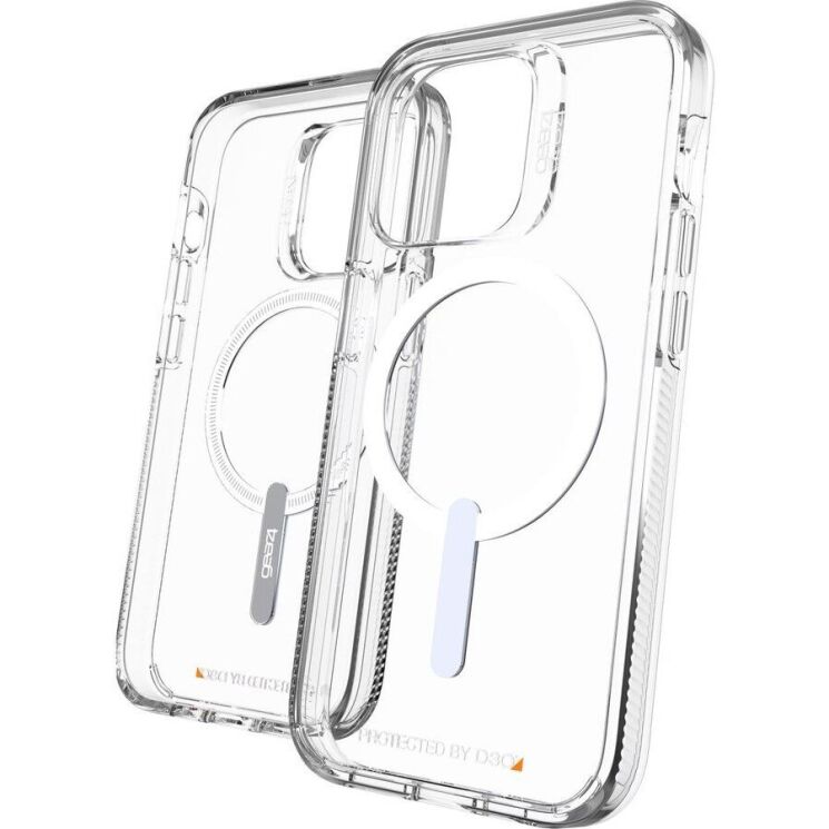 Защитный чехол Gear4 Crystal Palace Snap MagSafe для Apple iPhone 14 Pro (702010017/702010018) - Clear: фото 4 из 10
