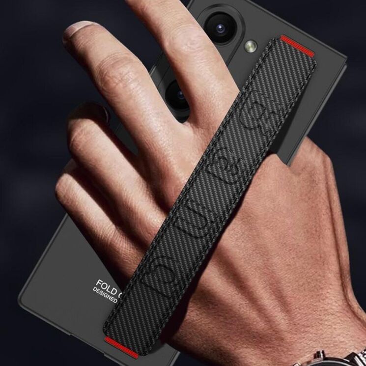 Защитный чехол GKK Band Strap для Samsung Galaxy Fold 6 - Titanium Grey: фото 3 из 8