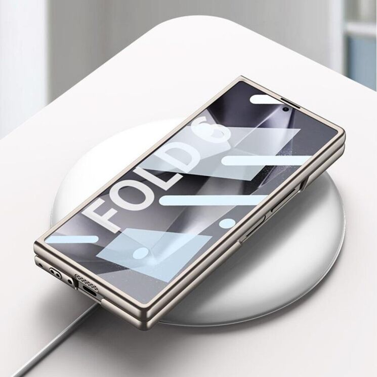 Защитный чехол GKK Band Strap для Samsung Galaxy Fold 6 - Titanium Grey: фото 6 из 8