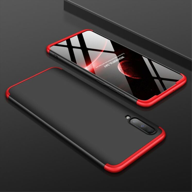 Захисний чохол GKK Double Dip Case для Samsung Galaxy A70 (A705) - Black / Red: фото 2 з 14