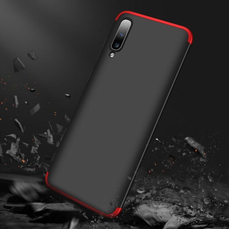 Захисний чохол GKK Double Dip Case для Samsung Galaxy A70 (A705) - Black / Red: фото 6 з 14