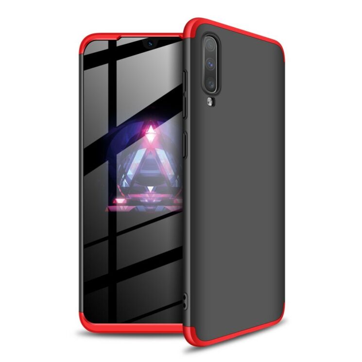 Захисний чохол GKK Double Dip Case для Samsung Galaxy A70 (A705) - Black / Red: фото 1 з 14