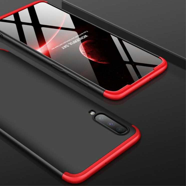 Захисний чохол GKK Double Dip Case для Samsung Galaxy A70 (A705) - Black / Red: фото 8 з 14
