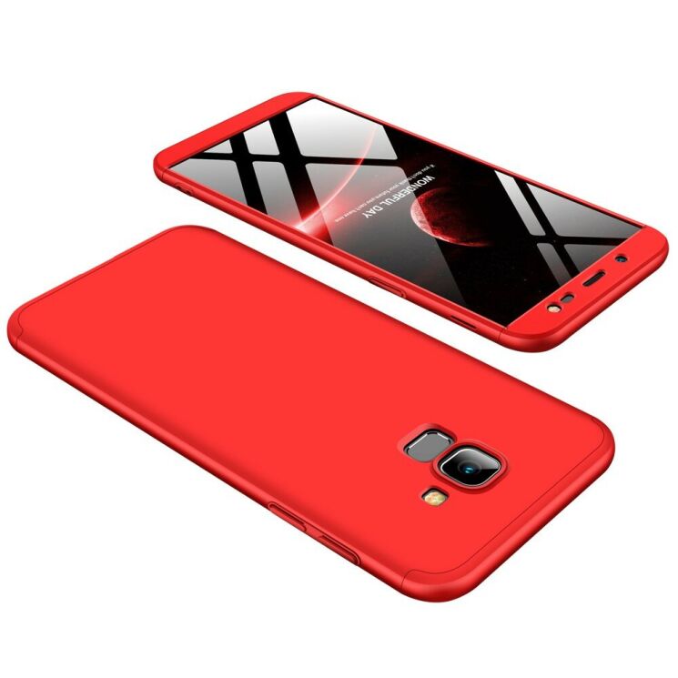 Защитный чехол GKK Double Dip Case для Samsung Galaxy J6 2018 (J600) - Red (178378R) Защитный чехол GKK Double Dip Case для Samsung Galaxy J6 2018 (J600) - Red: фото 4 из 8