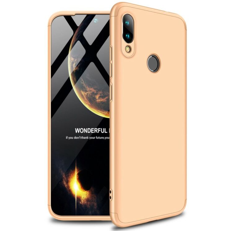 Захисний чохол GKK Double Dip Case для Xiaomi Redmi 7 - Gold: фото 1 з 6