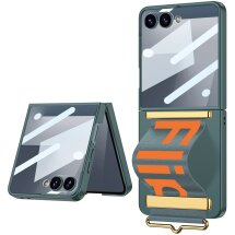 Защитный чехол GKK Strap Cover для Samsung Galaxy Flip 7 - Green: фото 1 из 8