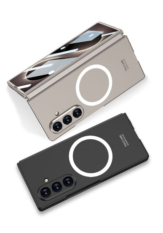 Захисний чохол GKK Super Slim MagSafe для Samsung Galaxy Fold 8 Ultra - Silver (424030S) Захисний чохол GKK Super Slim MagSafe для Samsung Galaxy Fold 8 Ultra - Silver: фото 12 з 13