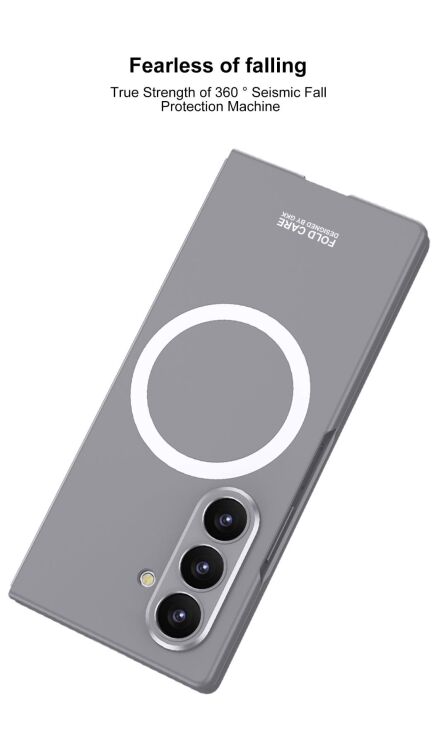 Захисний чохол GKK Super Slim MagSafe для Samsung Galaxy Fold 8 Ultra - Silver (424030S) Захисний чохол GKK Super Slim MagSafe для Samsung Galaxy Fold 8 Ultra - Silver: фото 9 з 13