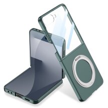 Захисний чохол GKK UltraThin Stand для Samsung Galaxy Flip 7 - Green: фото 1 з 4