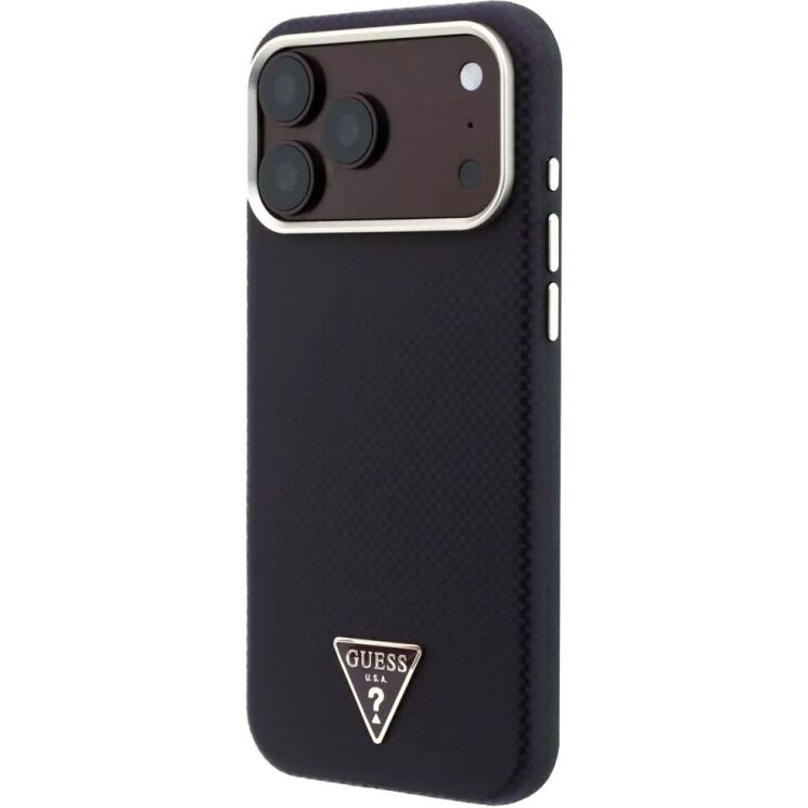 Защитный чехол Guess Kevlar Triangle Logo MagSafe для iPhone 18 Pro / 17 Pro (GUHMP18L6PWKSGTU) - Violet (423746V) Защитный чехол Guess Kevlar Triangle Logo MagSafe для iPhone 18 Pro / 17 Pro (GUHMP18L6PWKSGTU) - Violet: фото 4 из 7