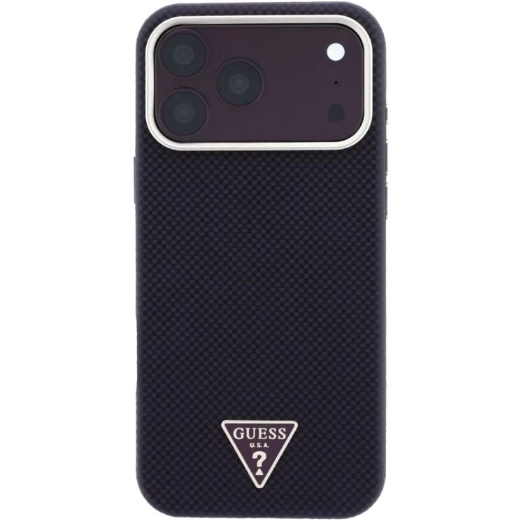 Защитный чехол Guess Kevlar Triangle Logo MagSafe для iPhone 18 Pro / 17 Pro (GUHMP18L6PWKSGTU) - Violet (423746V) Защитный чехол Guess Kevlar Triangle Logo MagSafe для iPhone 18 Pro / 17 Pro (GUHMP18L6PWKSGTU) - Violet: фото 2 из 7