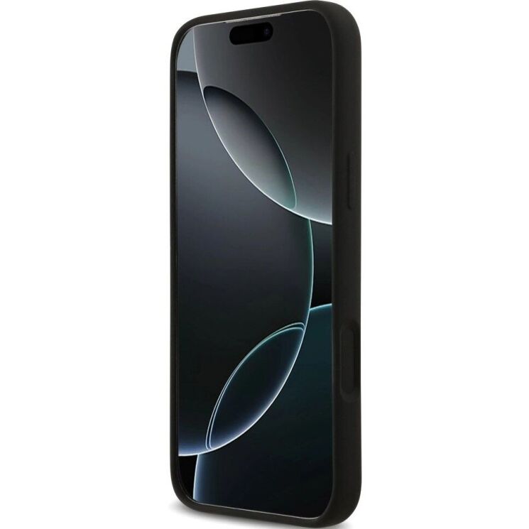 Защитный чехол Guess Silicone Big 4G Script для iPhone 17 Pro Max (GUHCP17XSC4GSMK) - Black: фото 5 из 8