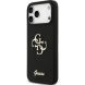 Защитный чехол Guess Silicone Big 4G Script для iPhone 17 Pro Max (GUHCP17XSC4GSMK) - Black (402888B). Фото 3 из 8