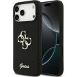 Защитный чехол Guess Silicone Big 4G Script для iPhone 17 Pro Max (GUHCP17XSC4GSMK) - Black (402888B)