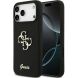 Защитный чехол Guess Silicone Big 4G Script для iPhone 17 Pro Max (GUHCP17XSC4GSMK) - Black (402888B). Фото 1 из 8