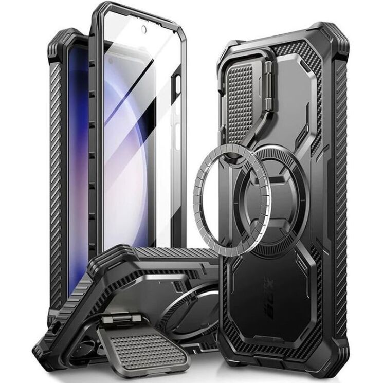 Защитный чехол i-Blason Armorbox Mag by Supcase для Samsung Galaxy S24 Plus (S926) - Black: фото 1 из 8