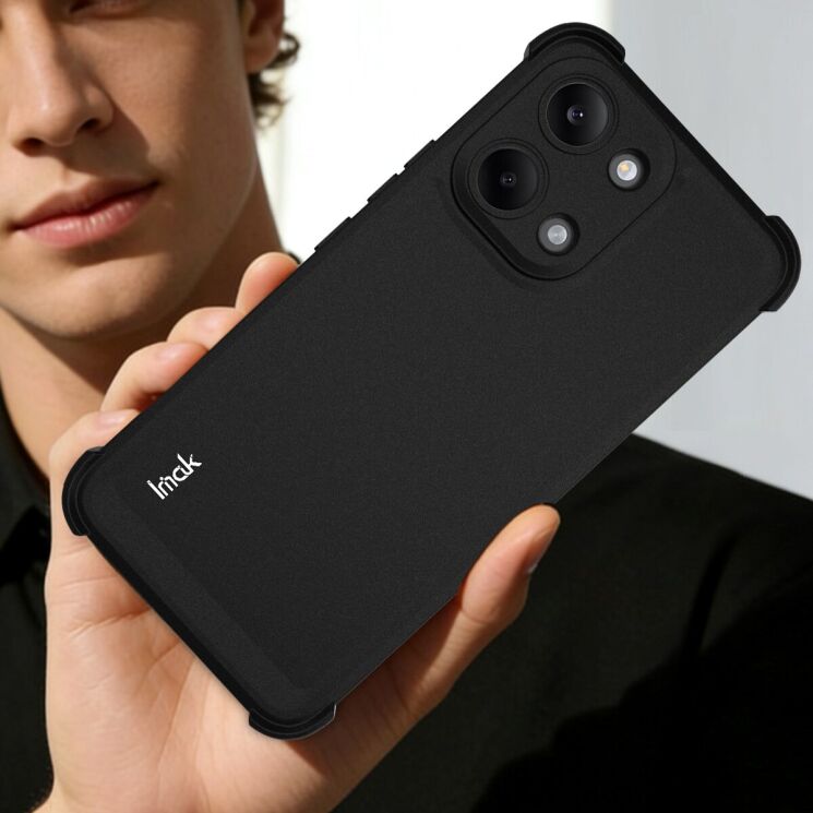 Захисний чохол IMAK Airbag Sand Case для Xiaomi Poco X8 Pro Max - Matte Black: фото 8 з 8