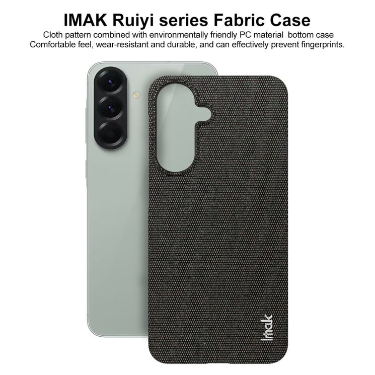Захисний чохол IMAK Fabric Case для Samsung Galaxy A37 (A376) - Black (406025B) Захисний чохол IMAK Fabric Case для Samsung Galaxy A37 (A376) - Black: фото 4 з 8