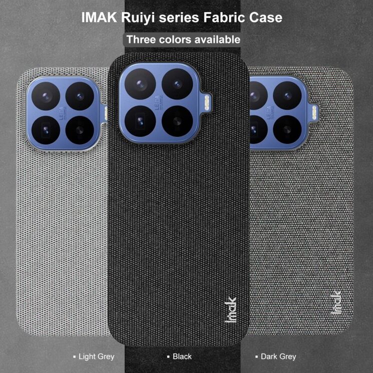 Защитный чехол IMAK Fabric Case для Xiaomi 17T - Black (408846B) Защитный чехол IMAK Fabric Case для Xiaomi 17T - Black: фото 3 из 7