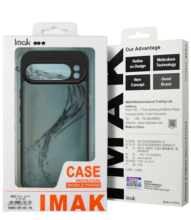Защитный чехол IMAK UX-9B Series для Samsung Galaxy A55 (A556) - Matte Black: фото 13 из 13