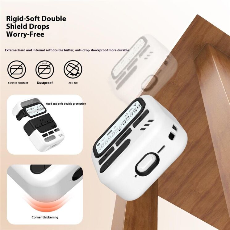 Защитный чехол KALEBOL Retro Design для Apple AirPods 4 - Red: фото 5 из 11