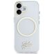 Защитный чехол Karl Lagerfeld IML KL Script Logo MagSafe для iPhone 17 (KLHMP17S5HSKMEDH) - Clear (407727C). Фото 3 из 7