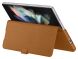Защитный чехол Leather Flip Cover для Samsung Galaxy Fold 3 (EF-FF926LAEGRU) - Camel (282017A). Фото 5 из 6