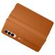 Защитный чехол Leather Flip Cover для Samsung Galaxy Fold 3 (EF-FF926LAEGRU) - Camel (282017A). Фото 3 из 6
