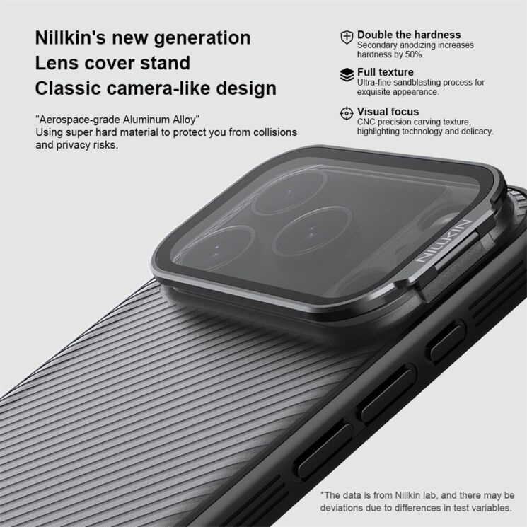 Захисний чохол NILLKIN CamShield Prop (Clear Version) для iPhone 18 Pro / 17 Pro - Black (423616B) Захисний чохол NILLKIN CamShield Prop (Clear Version) для iPhone 18 Pro / 17 Pro - Black: фото 9 з 17