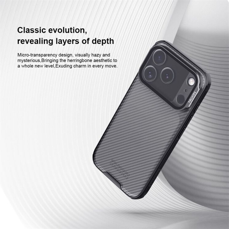 Захисний чохол NILLKIN CamShield Prop (Clear Version) для iPhone 18 Pro / 17 Pro - Black (423616B) Захисний чохол NILLKIN CamShield Prop (Clear Version) для iPhone 18 Pro / 17 Pro - Black: фото 7 з 17