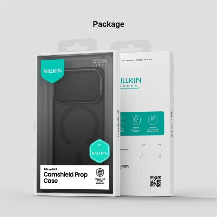 Захисний чохол NILLKIN CamShield Prop (Clear Version) для iPhone 18 Pro / 17 Pro - Black (423616B) Захисний чохол NILLKIN CamShield Prop (Clear Version) для iPhone 18 Pro / 17 Pro - Black: фото 17 з 17