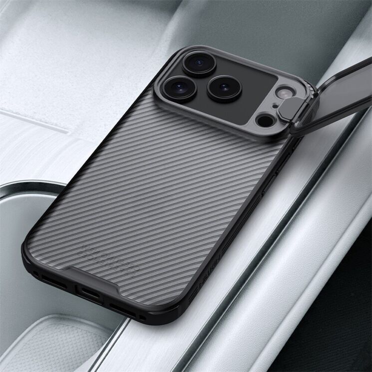 Захисний чохол NILLKIN CamShield Prop (Clear Version) для iPhone 18 Pro / 17 Pro - Black (423616B) Захисний чохол NILLKIN CamShield Prop (Clear Version) для iPhone 18 Pro / 17 Pro - Black: фото 15 з 17