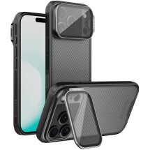 Захисний чохол NILLKIN CamShield Prop (Clear Version) для iPhone 18 Pro / 17 Pro - Black: фото 1 з 17