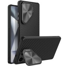 Защитный чехол NILLKIN CarboProp Magnetic для Samsung Galaxy S25 Ultra (S938) - Black: фото 1 из 13