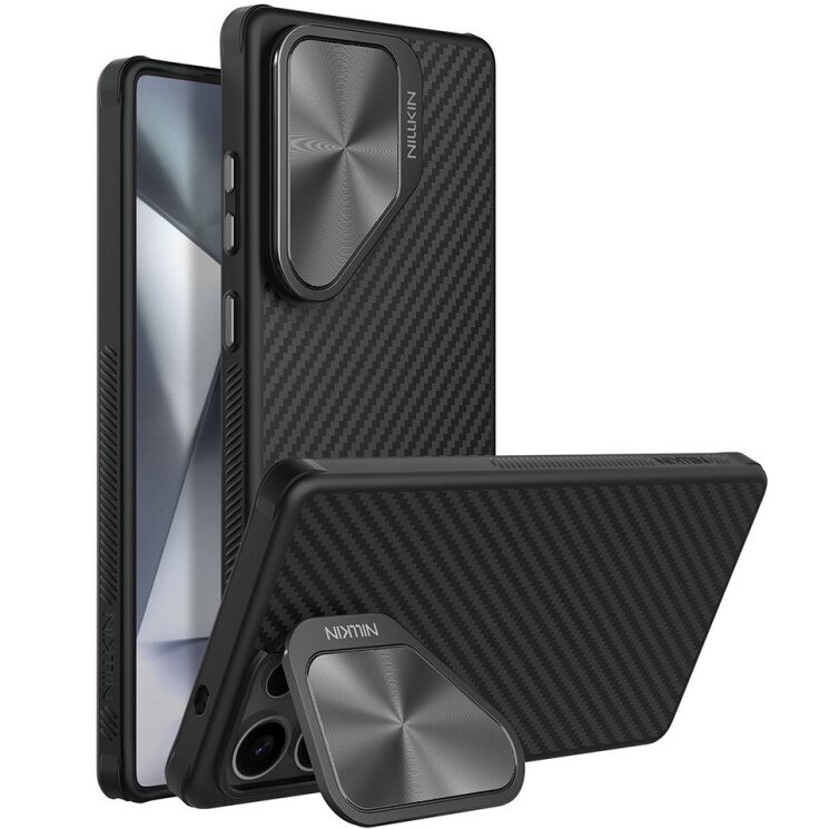 Захисний чохол NILLKIN CarboProp Magnetic для Samsung Galaxy S25 Ultra (S938) - Black: фото 1 з 13