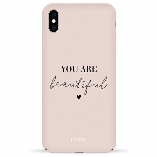 Защитный чехол PUMP Tender Touch Case для iPhone XS Max - You Are Beautiful: фото 1 из 1