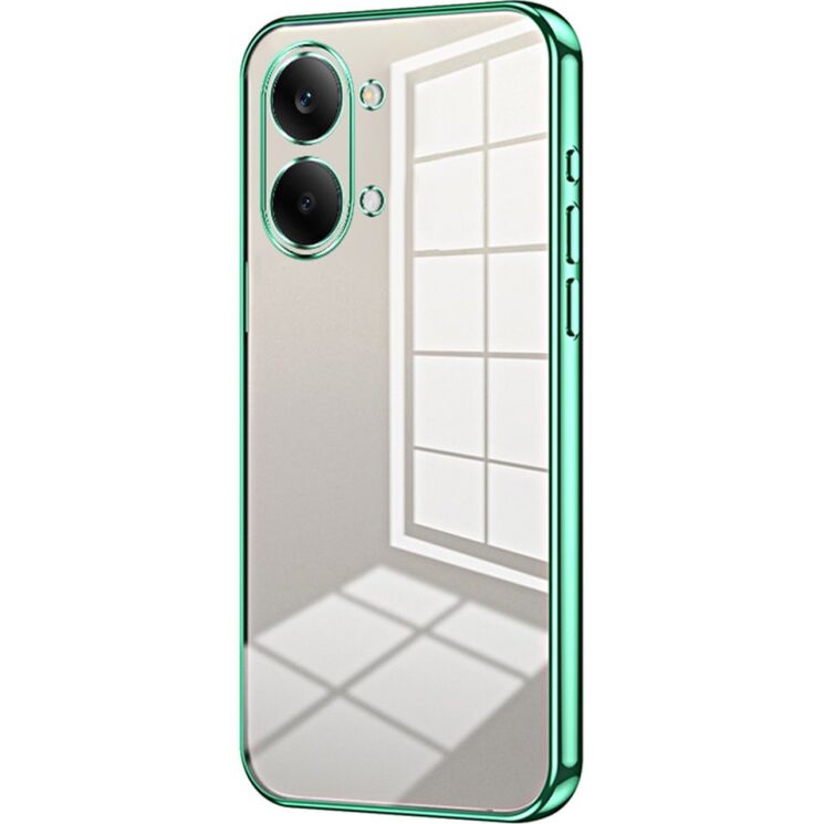 Защитный чехол Reframe Electroplating Frame для Xiaomi Poco X8 Pro Max - Green: фото 1 из 7