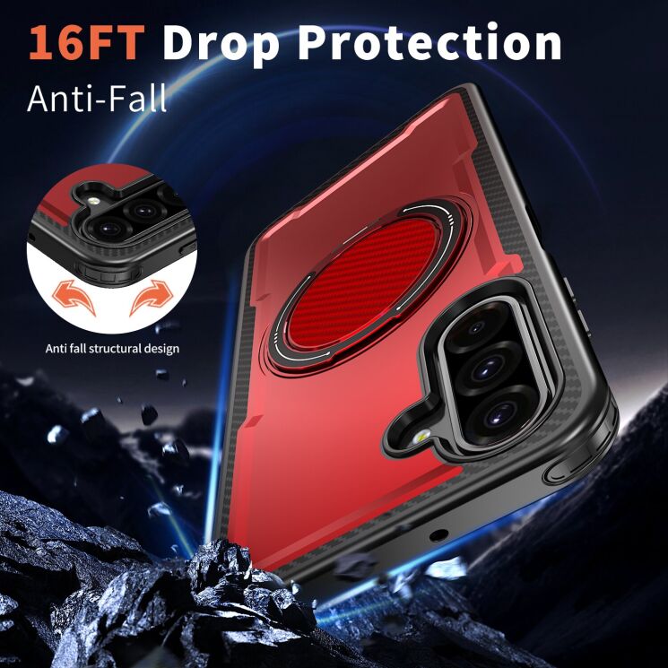 Захисний чохол Reframe Grip MagSafe для Samsung Galaxy A26 (A266) - Black: фото 3 з 6