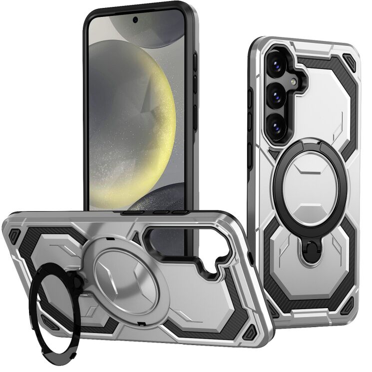 Захисний чохол Reframe Hybrid Magnetic для Samsung Galaxy S25 (S931) - Grey: фото 1 з 7