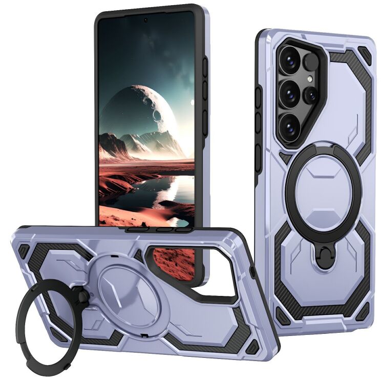 Защитный чехол Reframe Hybrid Magnetic для Samsung Galaxy S26 Ultra - Baby Blue: фото 1 из 7