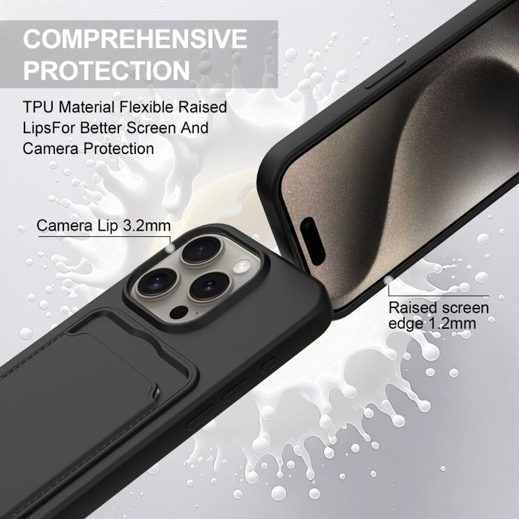 Захисний чохол Reframe Silicone Holder для Apple iPhone 16 Pro - Black: фото 7 з 7