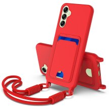 Захисний чохол Reframe Silicone Holder для Samsung Galaxy A16 (A165) - Red: фото 1 з 7
