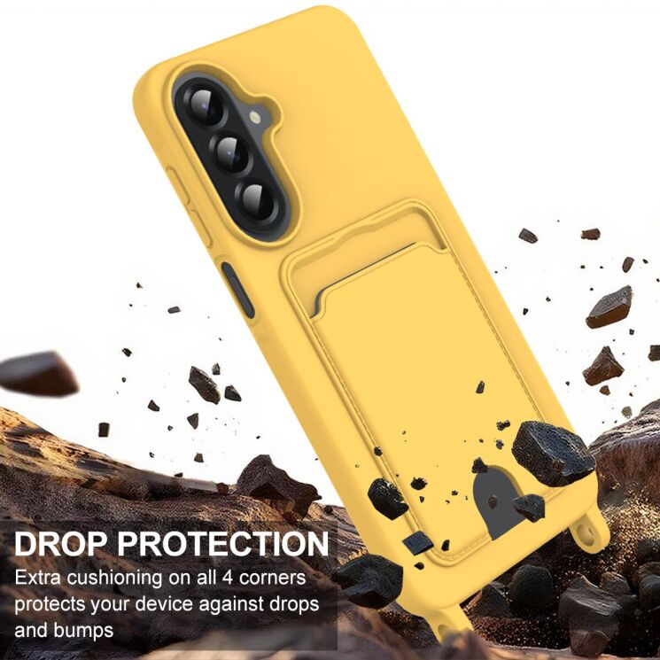 Захисний чохол Reframe Silicone Holder для Samsung Galaxy A27 (A276) - Green: фото 6 з 8