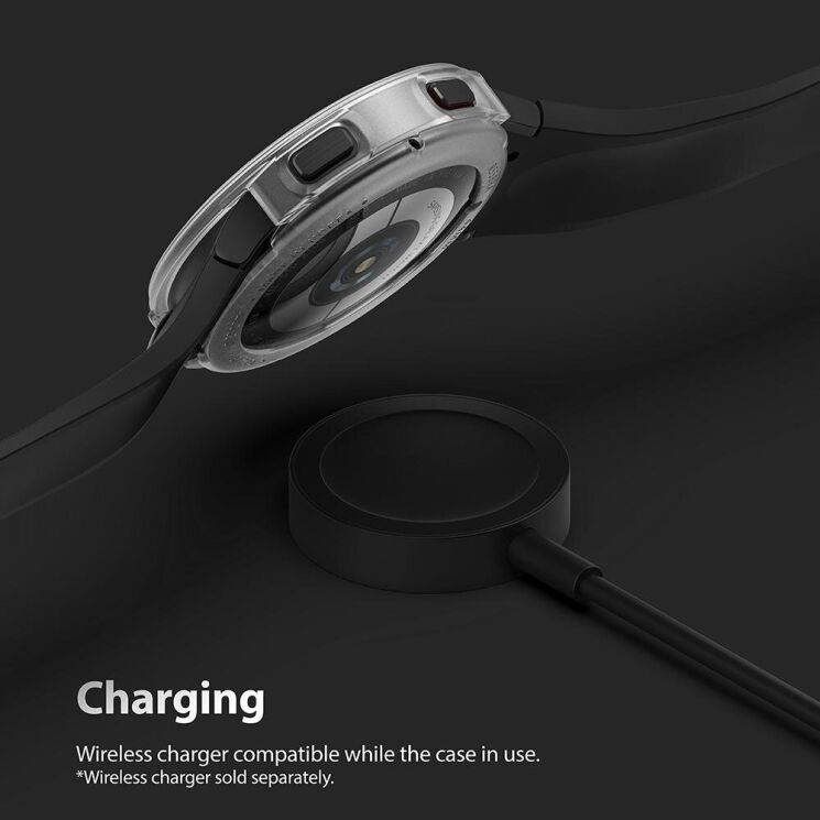 Защитный чехол RINGKE Air Sports для Samsung Galaxy Watch 4 (44mm) - Matte Clear: фото 8 из 12