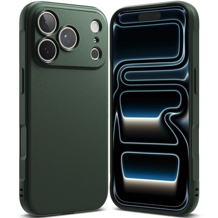 Защитный чехол Ringke Onyx для iPhone 18 Pro (8800380462908) - Dark Green (423772DG) Защитный чехол Ringke Onyx для iPhone 18 Pro (8800380462908) - Dark Green: фото 1 из 15