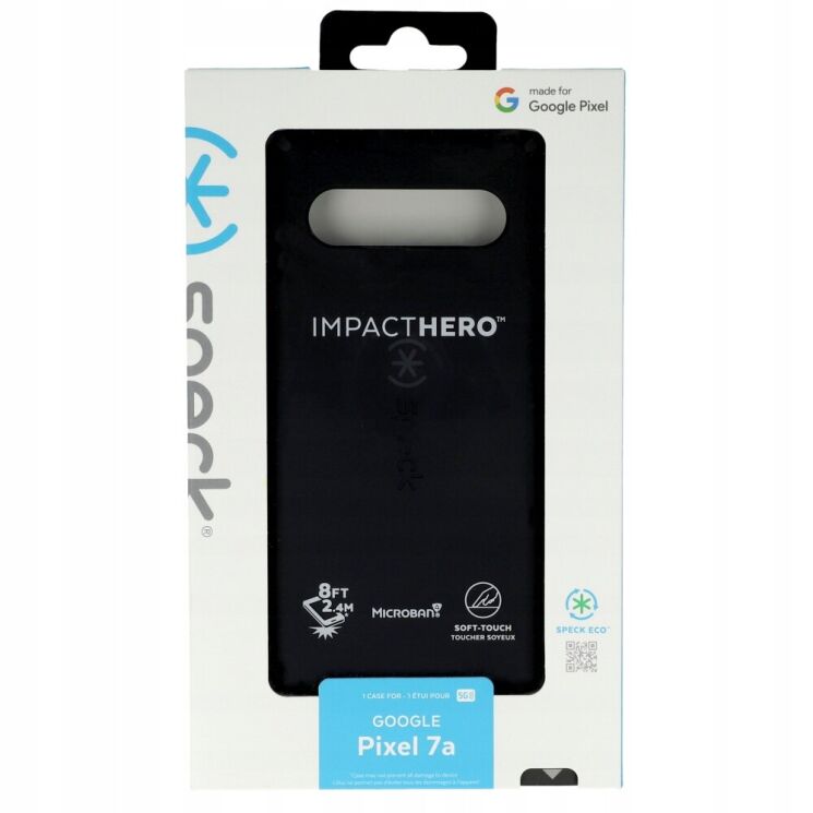 Защитный чехол Speck Impact Hero для Google Pixel 7a - Black: фото 11 из 11