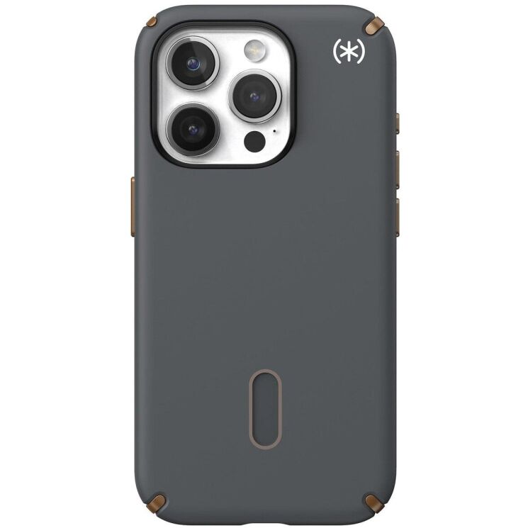 Захисний чохол Speck Presidio2 Pro MagSafe ClickLock для iPhone 15 Pro (150446-3212) - Charcoal / Gray-Bronze: фото 3 з 9